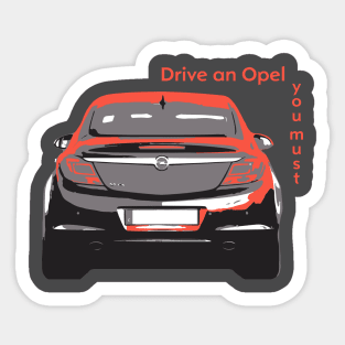 Opel Insignia illustration Sticker